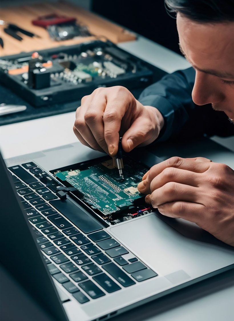 man-repairing-circuit-board-laptop